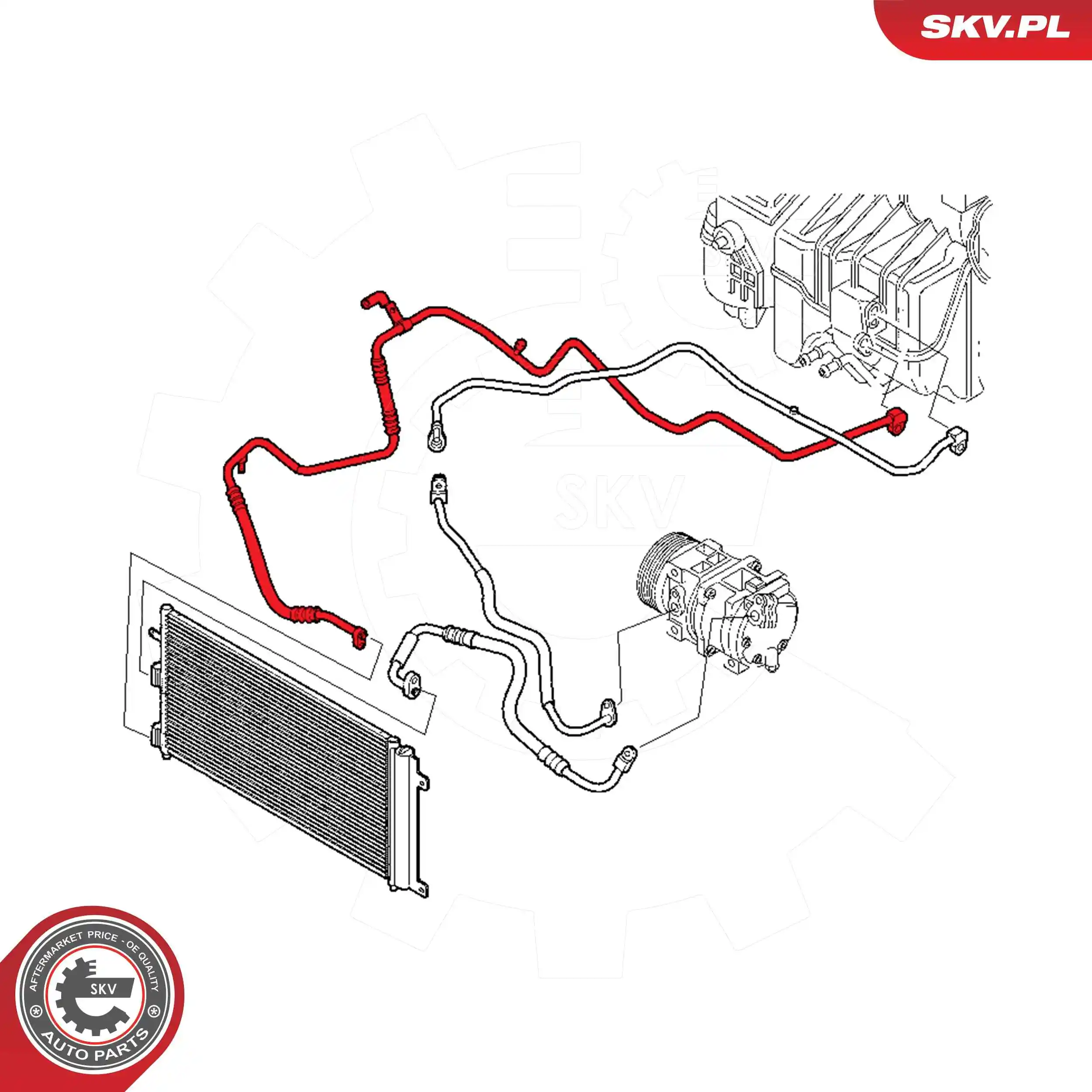 High/Low-pressure Line, air conditioning